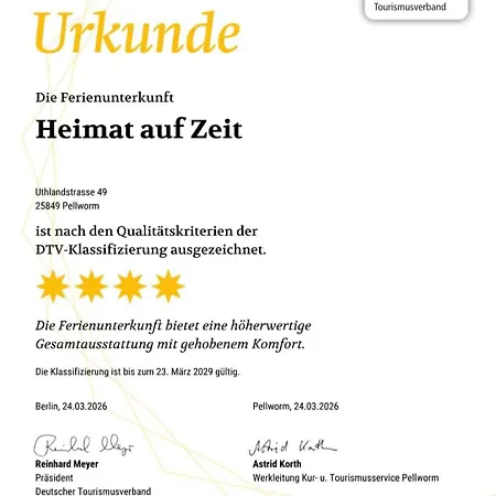 Appartement Heimat Auf Zeit Pellworm